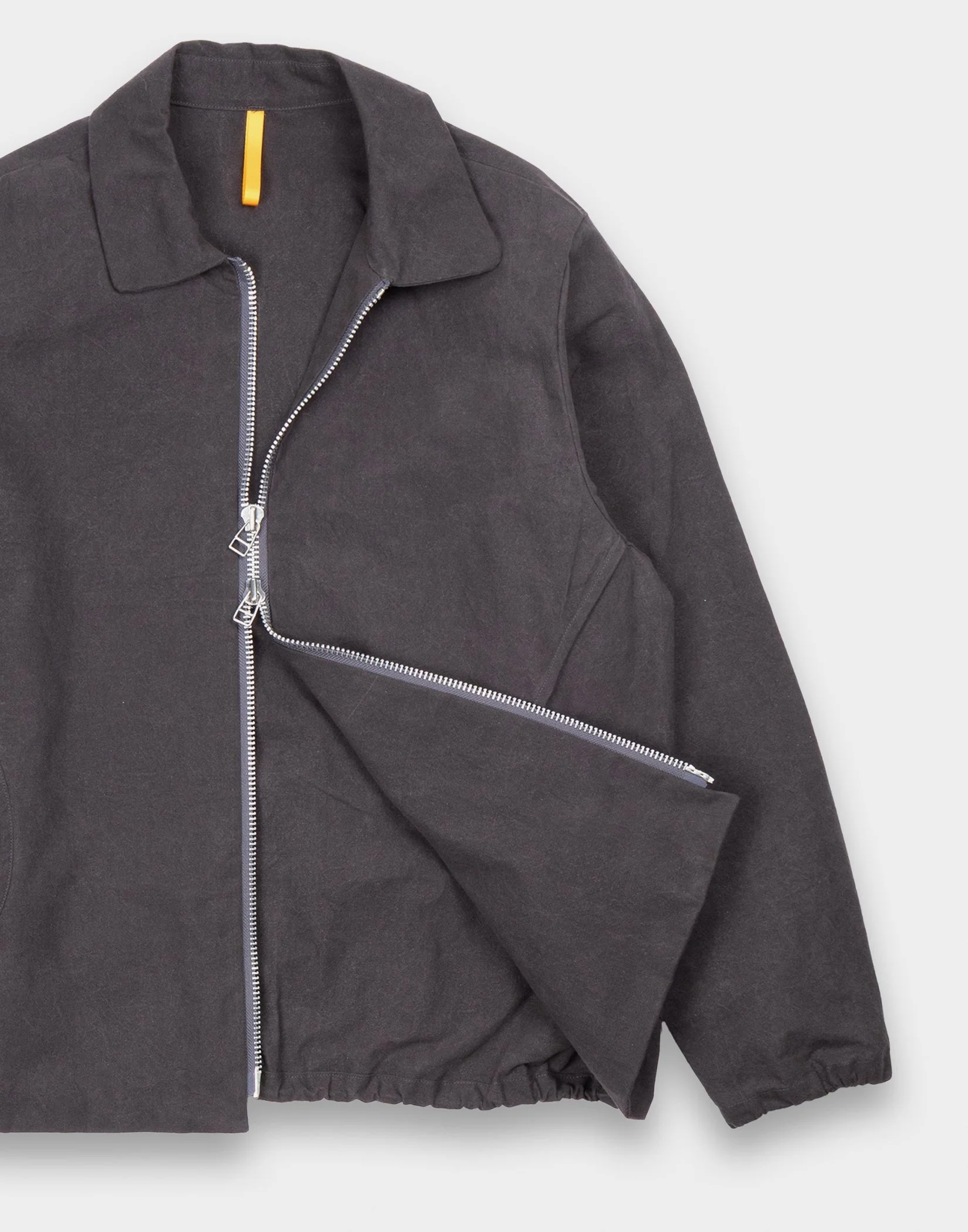 YOKO SAKAMOTO – ZIP BLOUSON (BROWN) — EQUIPMENT